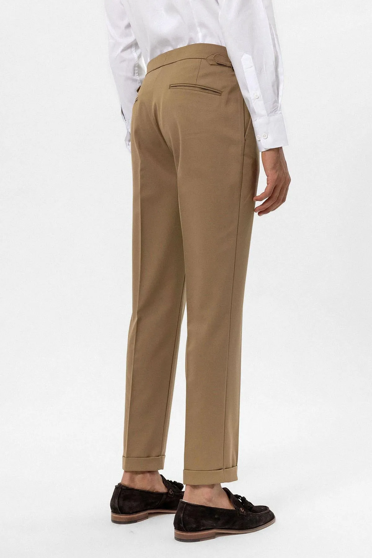 Men's Mink Vizon High-Waist Regular Fit Pants - Wessi