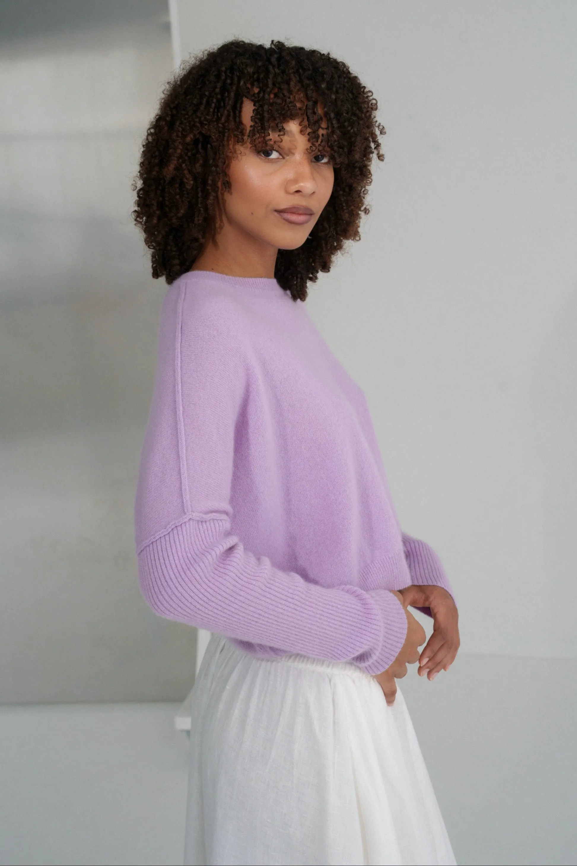 MIRI LILAC CASHMERE KNIT