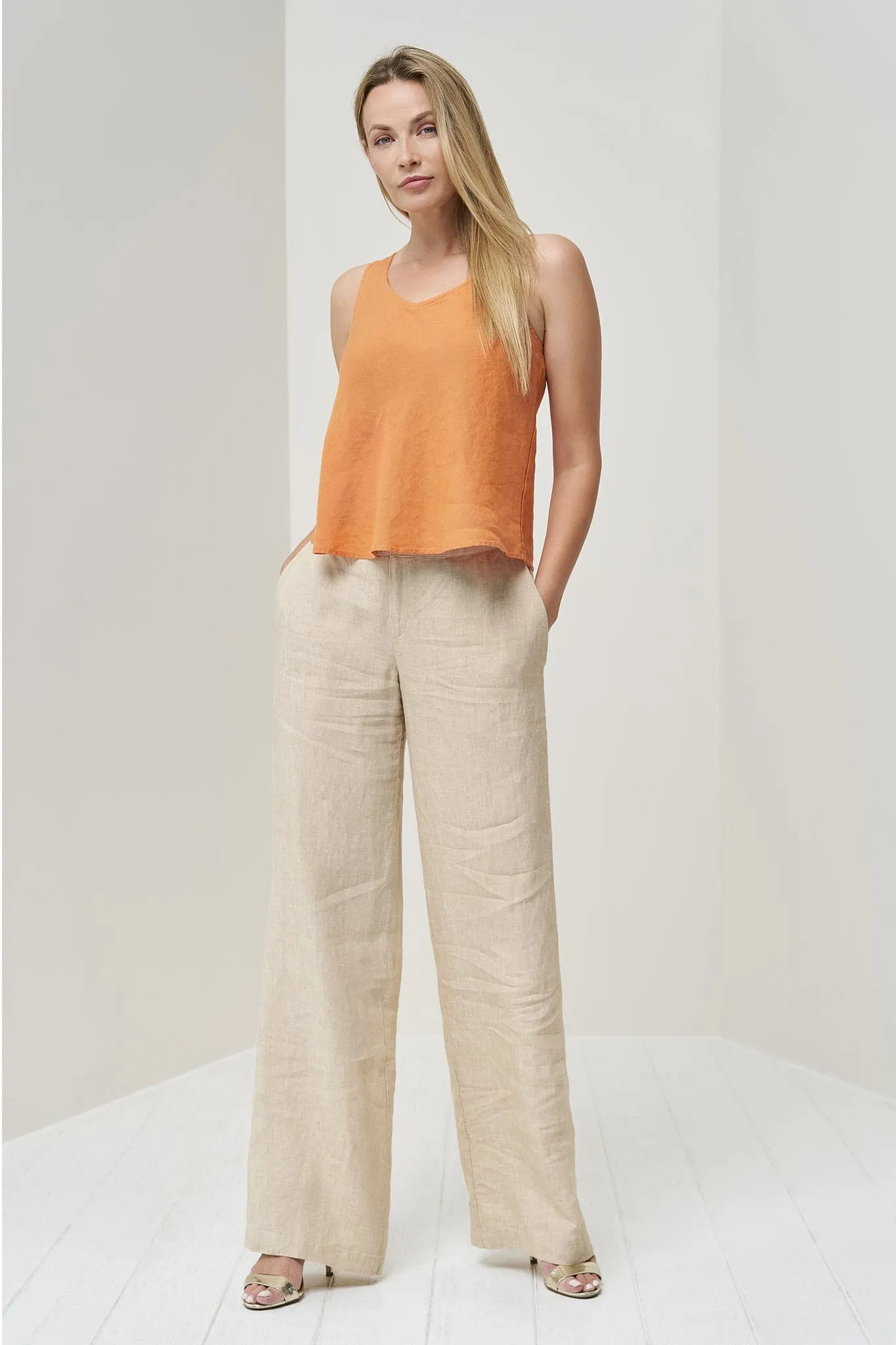 Modern linen pants Paula