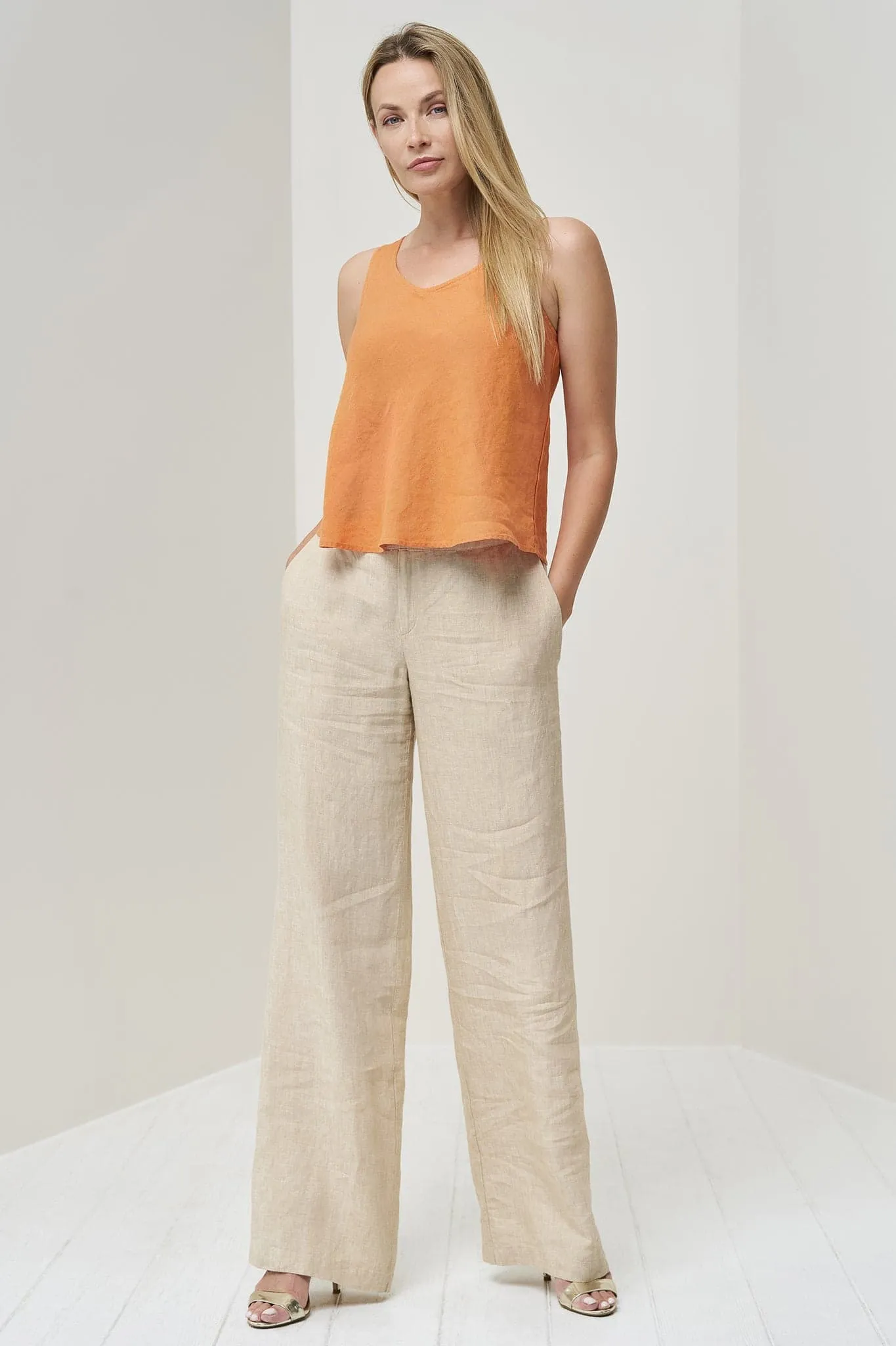 Modern linen pants Paula