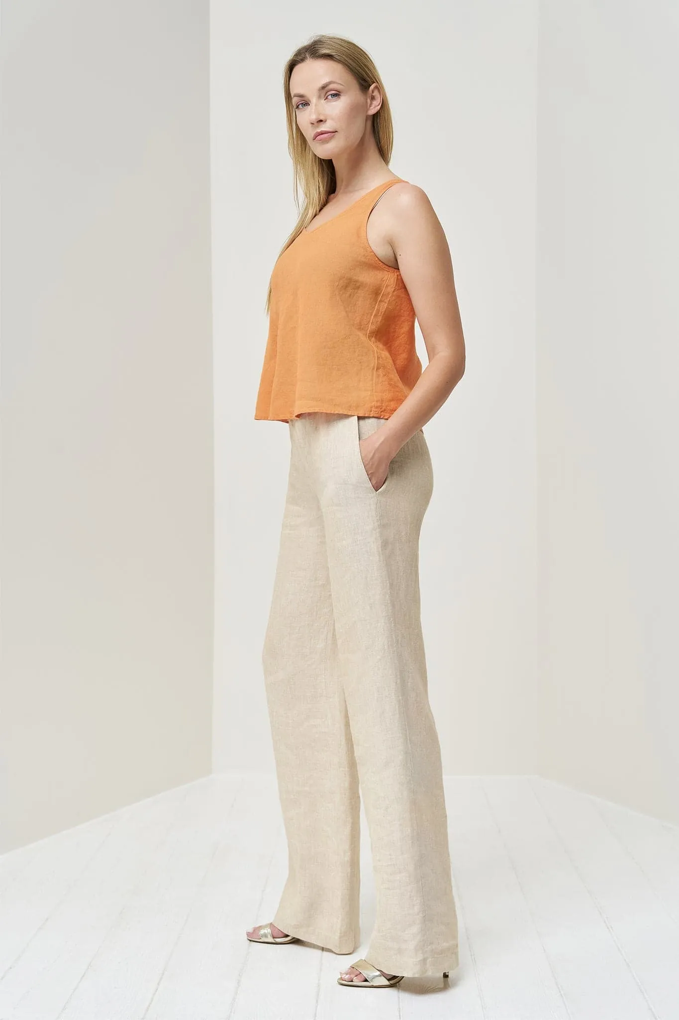 Modern linen pants Paula