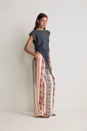 Multi-Color Patterned Palazzo Pants
