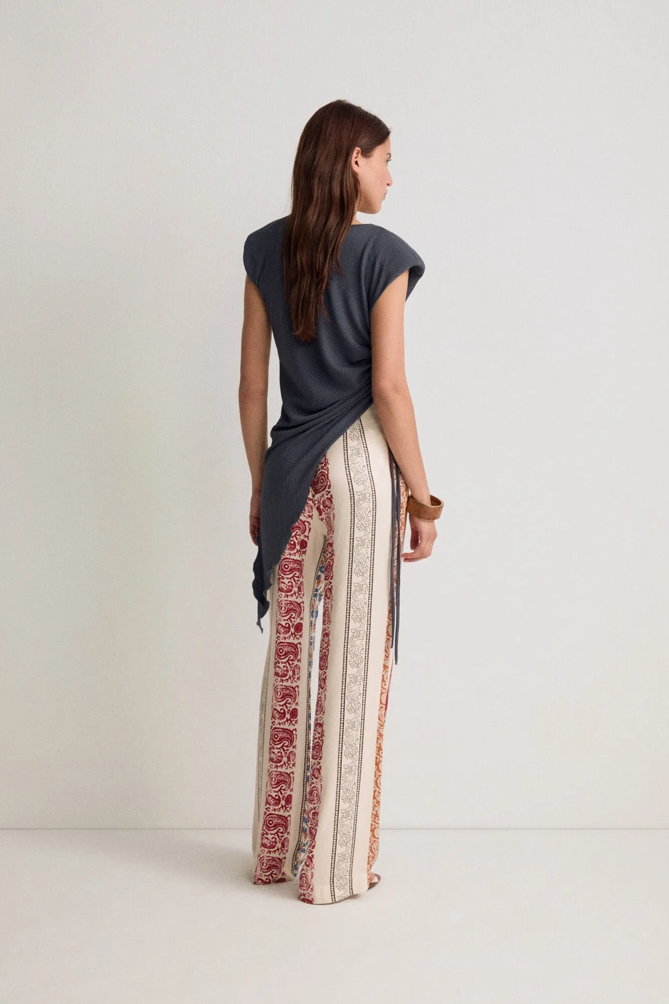 Multi-Color Patterned Palazzo Pants