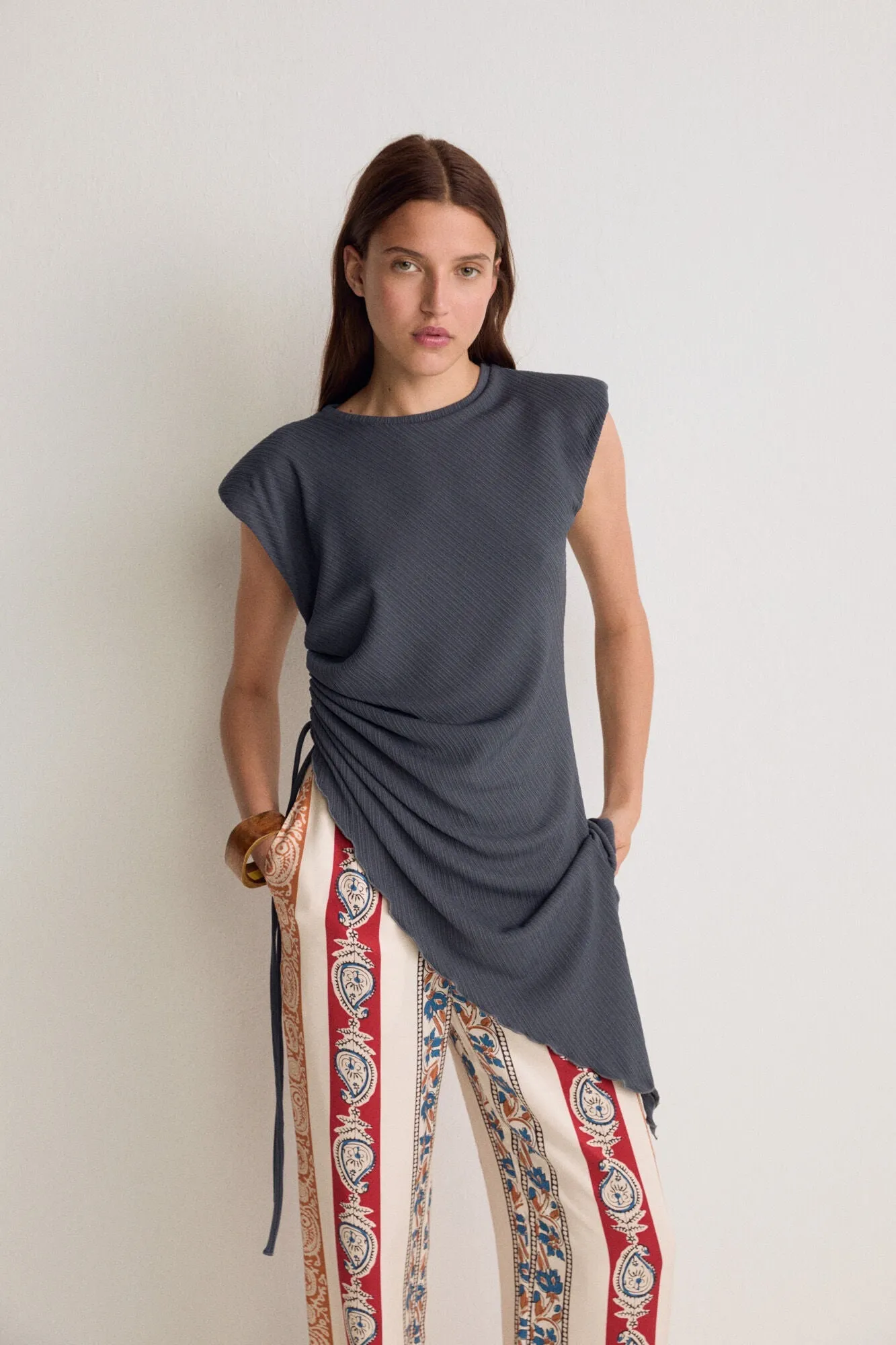 Multi-Color Patterned Palazzo Pants