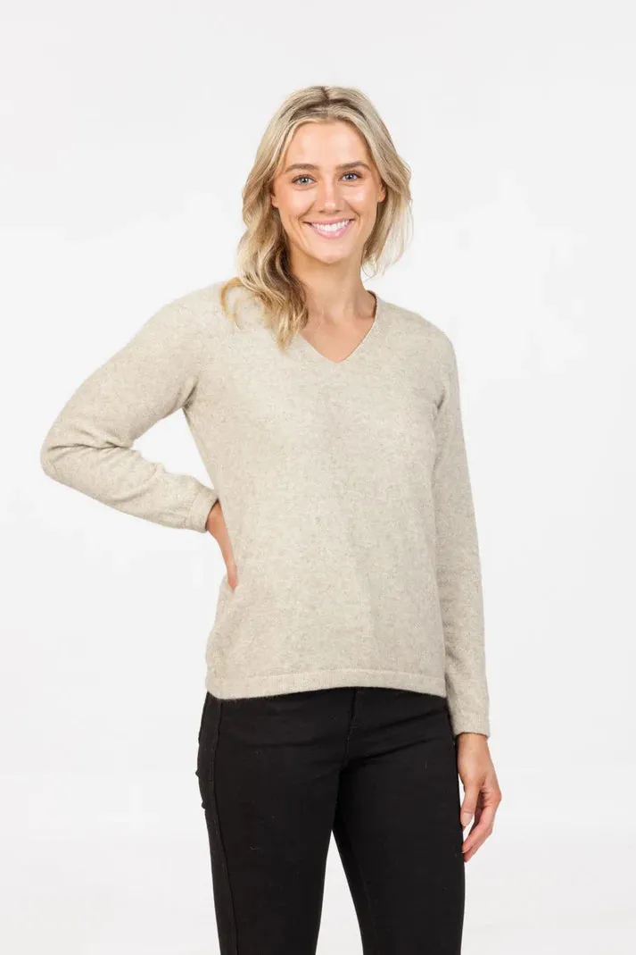 Native World V Neck Sweater