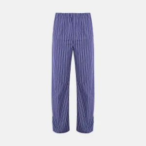 Navy Stripe Modern Pyjama Trousers