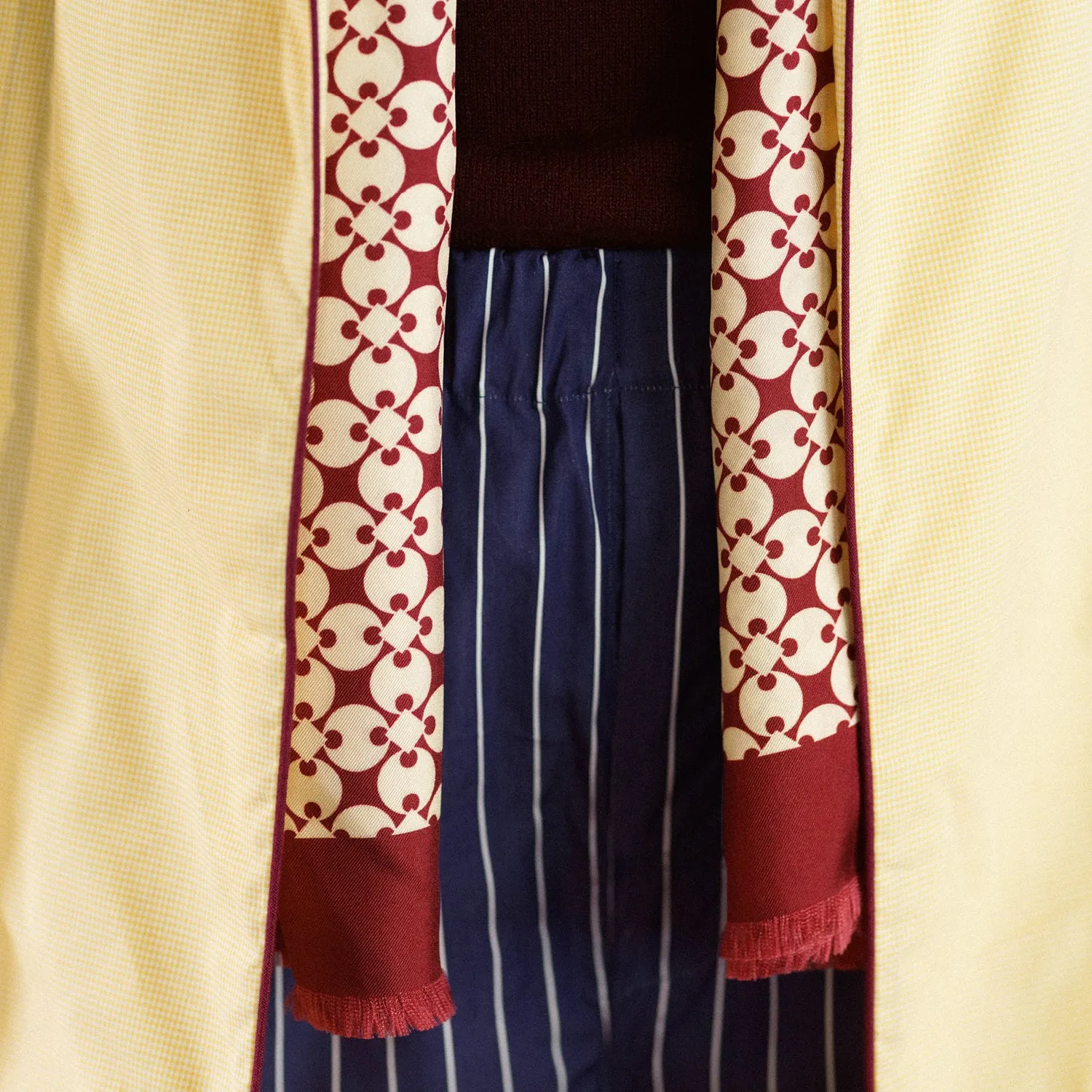 Navy Stripe Modern Pyjama Trousers