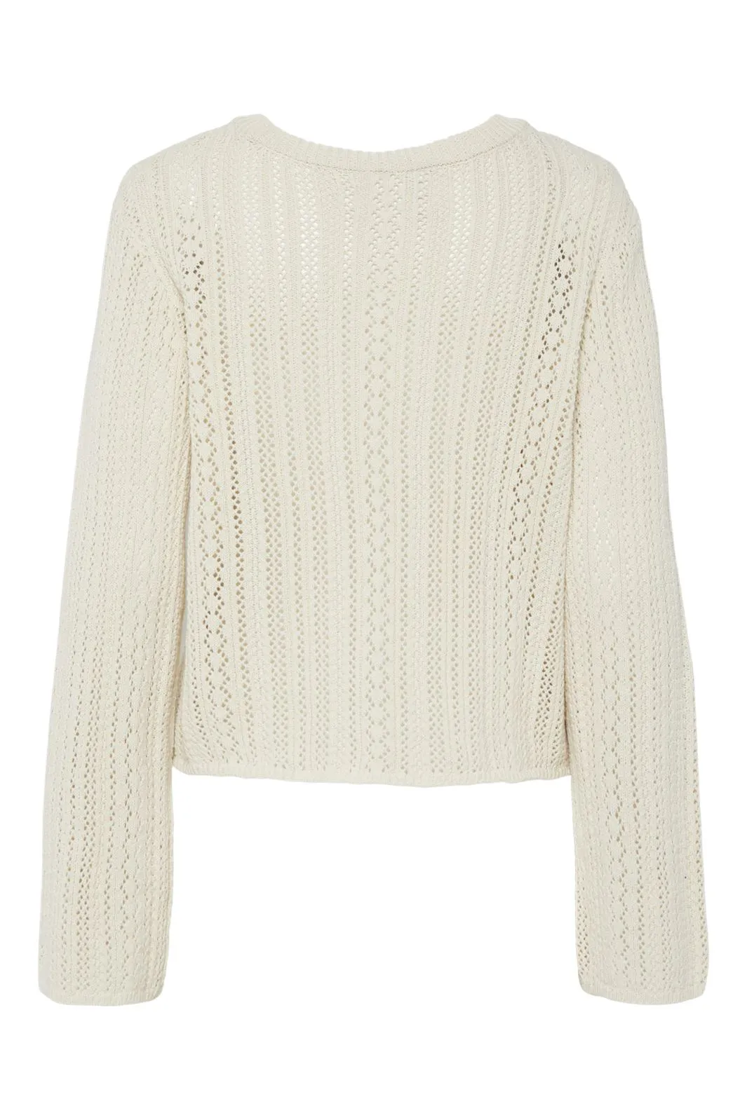 Pieces - Pcnuka Ls Knit Cardigan - 4666809 Birch