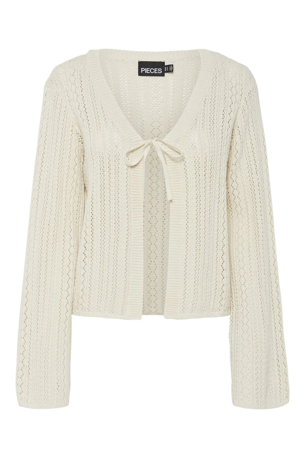 Pieces - Pcnuka Ls Knit Cardigan - 4666809 Birch