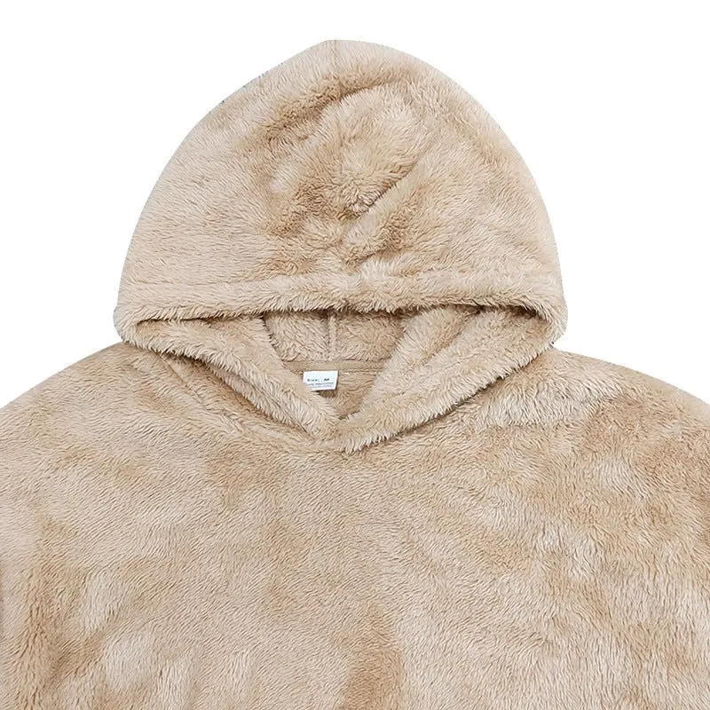 Plush Pocket Hoodie - Trendy vintertrøje til mænd