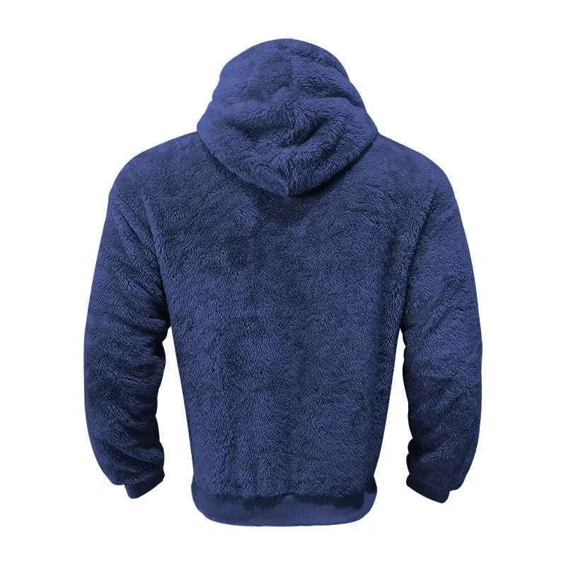 Plush Pocket Hoodie - Trendy vintertrøje til mænd