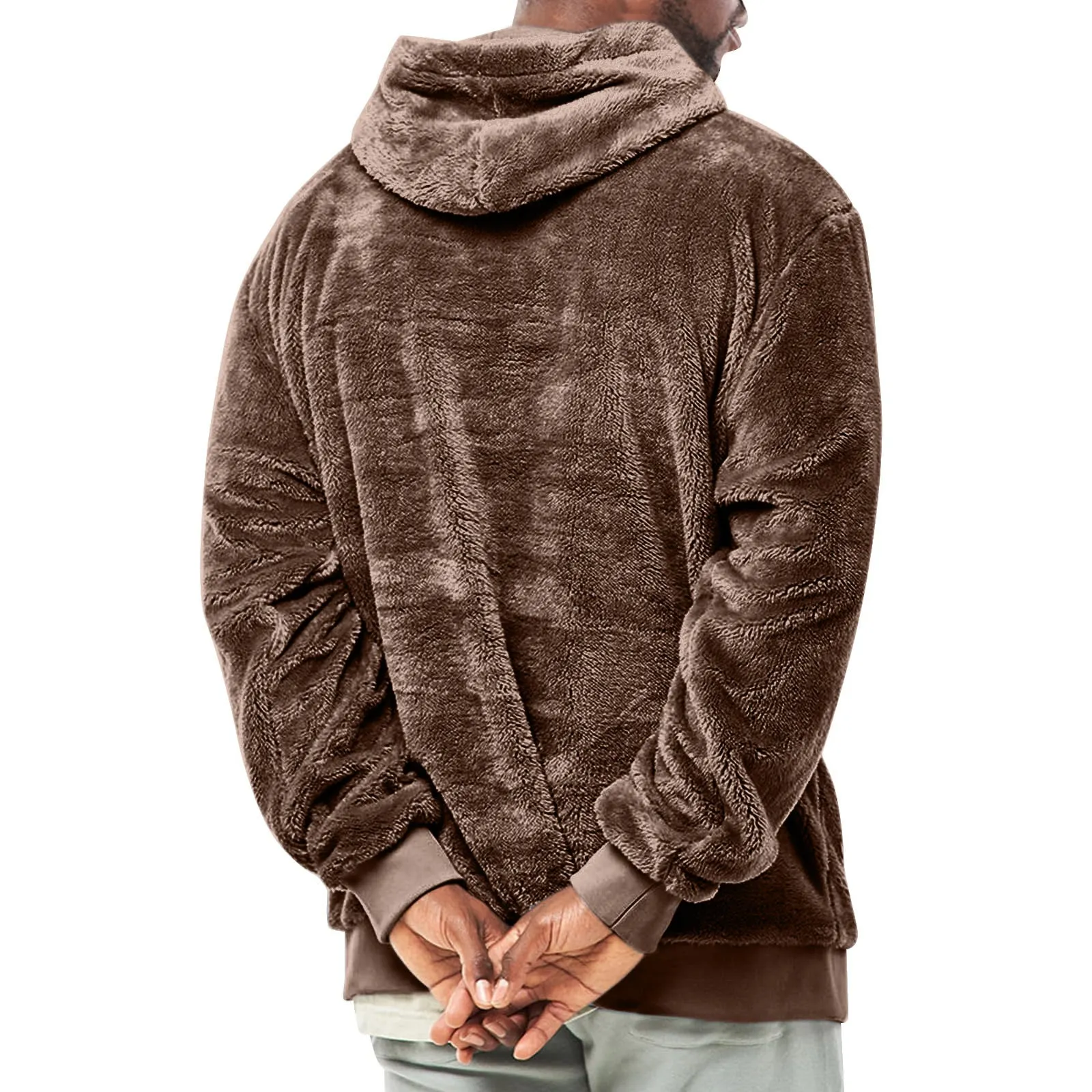 Plush Pocket Hoodie - Trendy vintertrøje til mænd