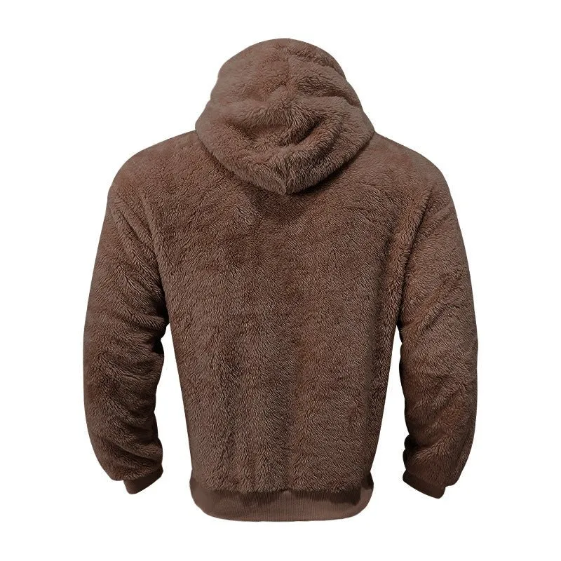 Plush Pocket Hoodie - Trendy vintertrøje til mænd