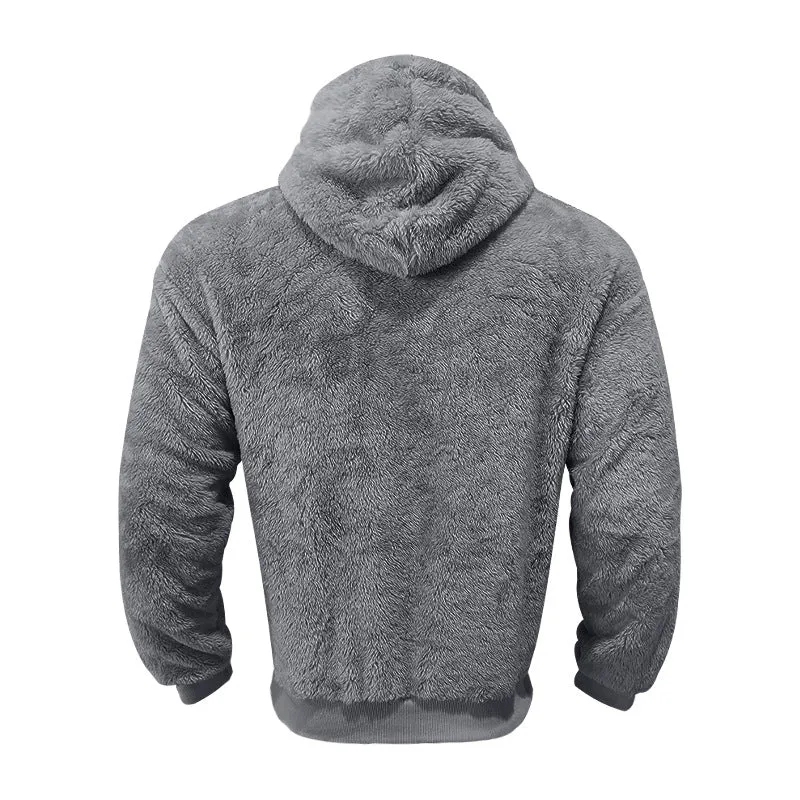 Plush Pocket Hoodie - Trendy vintertrøje til mænd