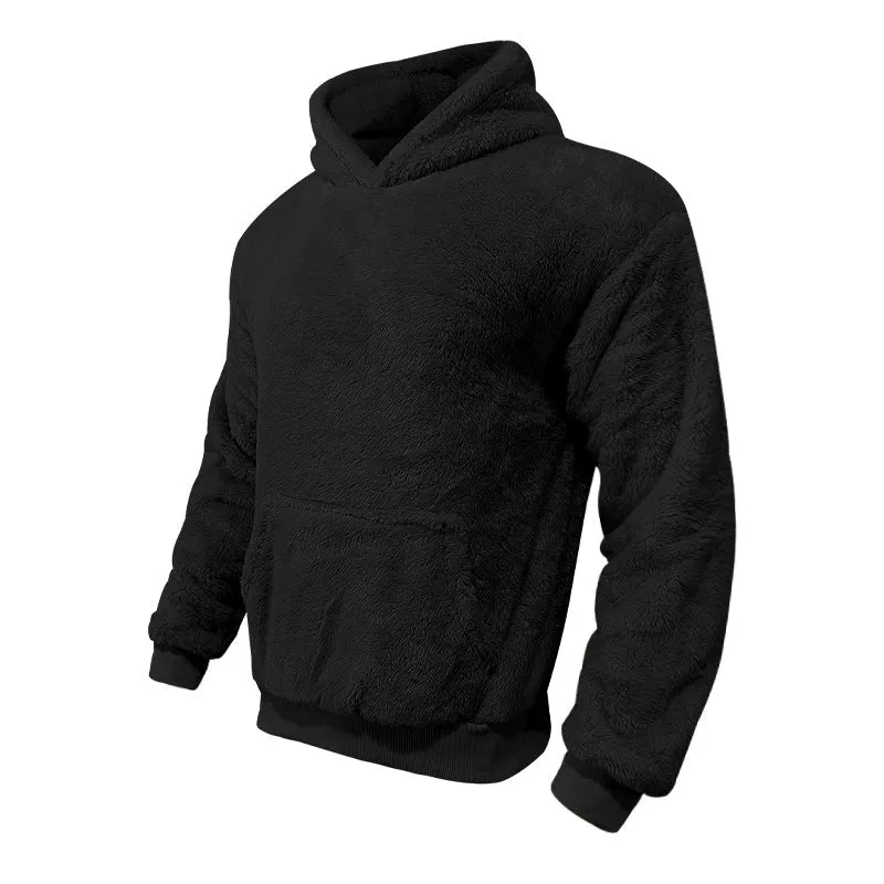 Plush Pocket Hoodie - Trendy vintertrøje til mænd