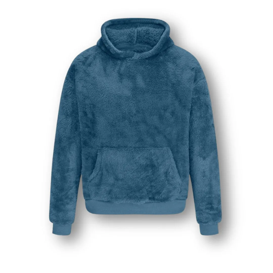 Plush Pocket Hoodie - Trendy vintertrøje til mænd