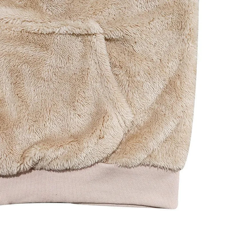 Plush Pocket Hoodie - Trendy vintertrøje til mænd