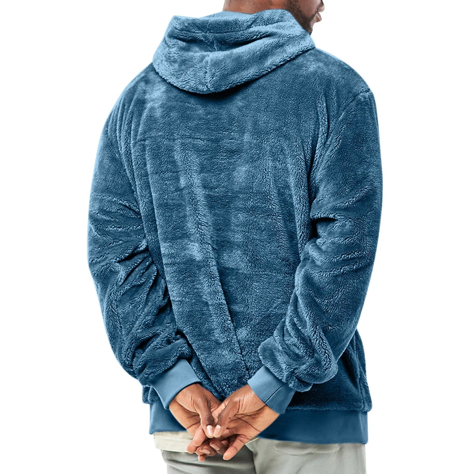 Plush Pocket Hoodie - Trendy vintertrøje til mænd