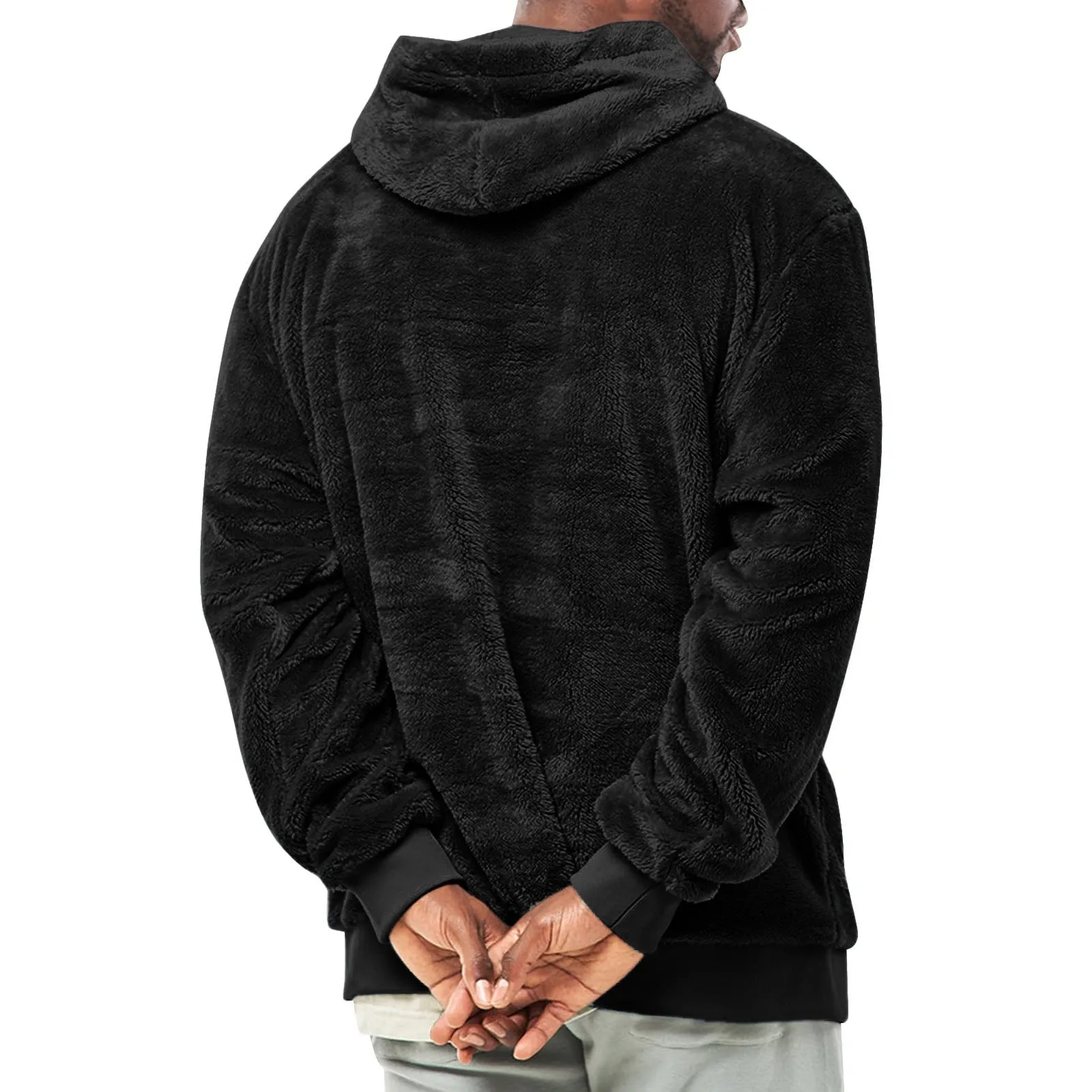 Plush Pocket Hoodie - Trendy vintertrøje til mænd