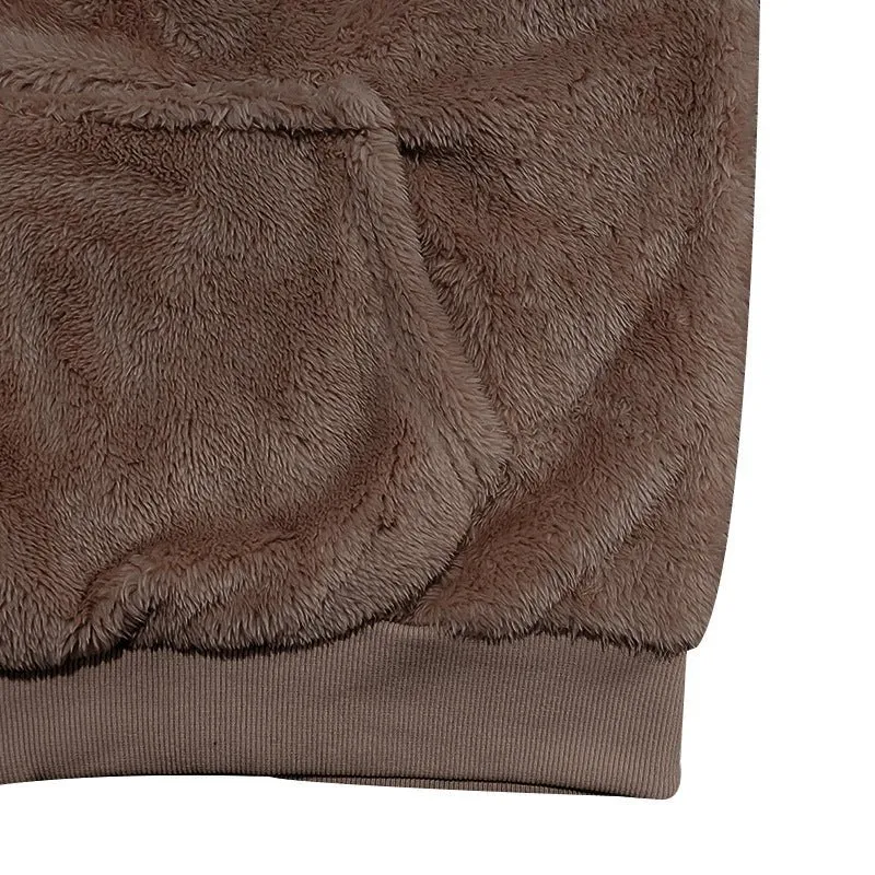 Plush Pocket Hoodie - Trendy vintertrøje til mænd