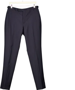 REISS Blue Aspire Modern Slim Fit Wool Suit Trousers W30