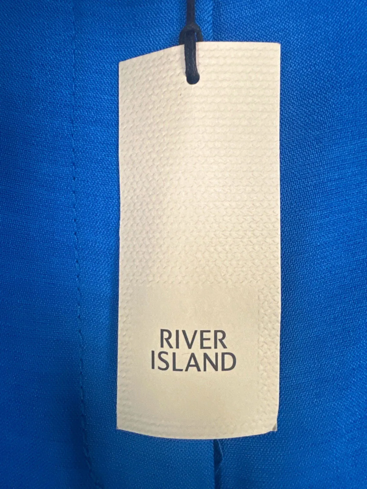 River Island Blue Tailored Trousers UK 10