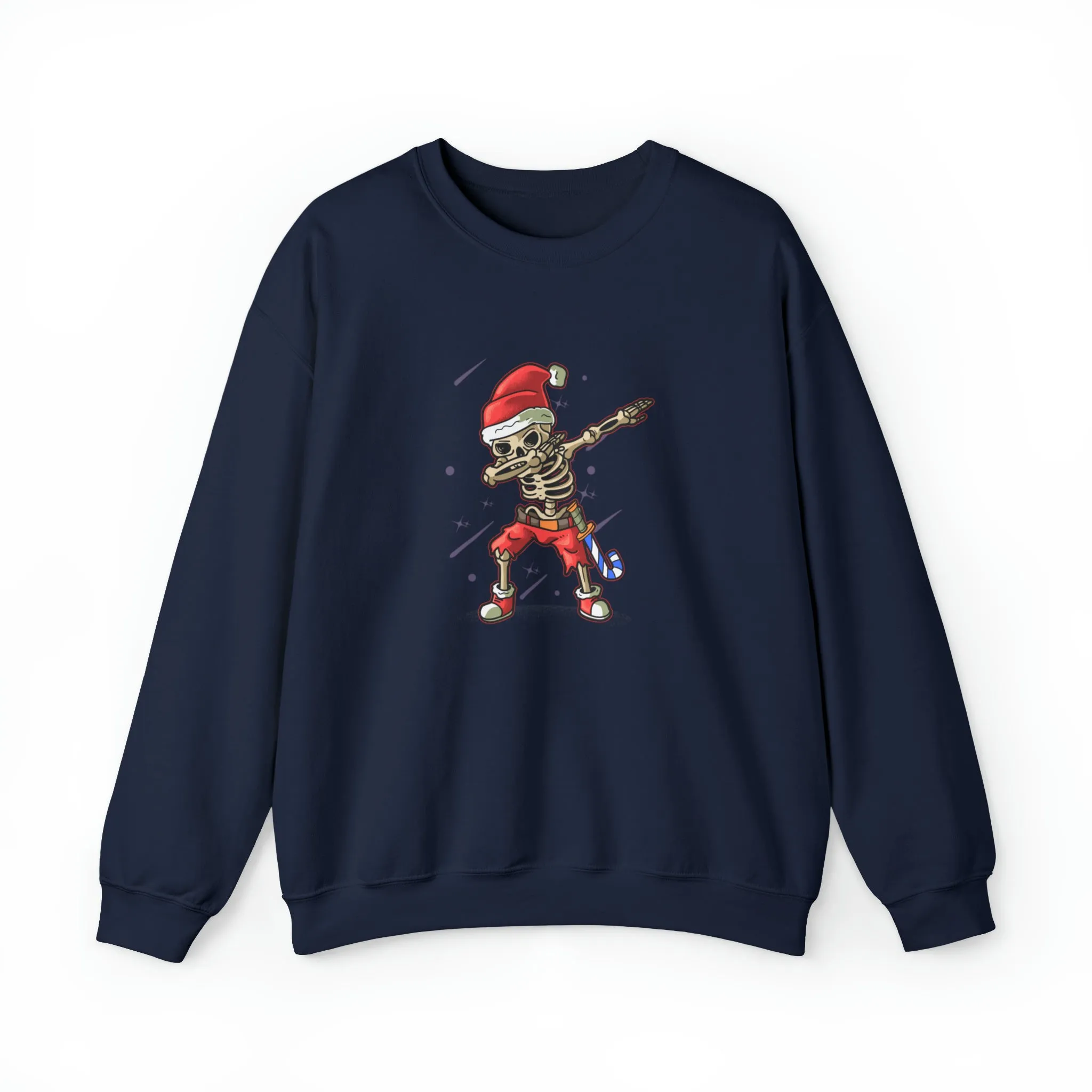 Skeleton Pose Christmas Sweatshirt, Womens Christmas Sweatshirt, Christmas Sweatshirts for Women, Christmas Women,Merry Christmas Sweatshirt