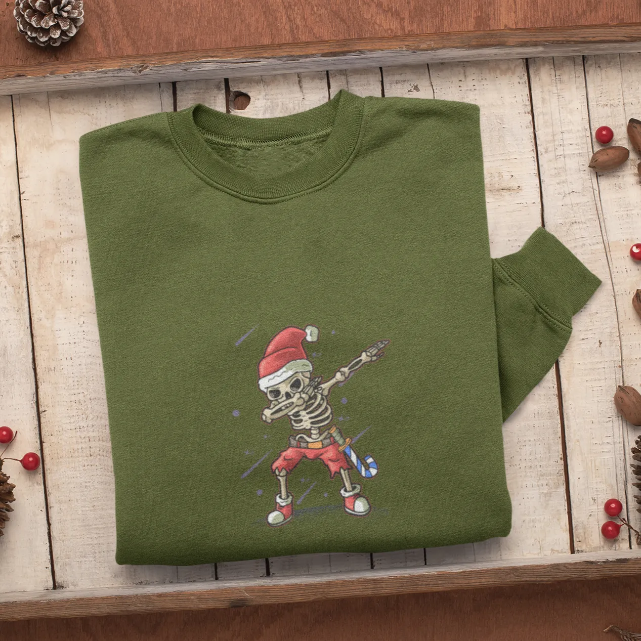 Skeleton Pose Christmas Sweatshirt, Womens Christmas Sweatshirt, Christmas Sweatshirts for Women, Christmas Women,Merry Christmas Sweatshirt
