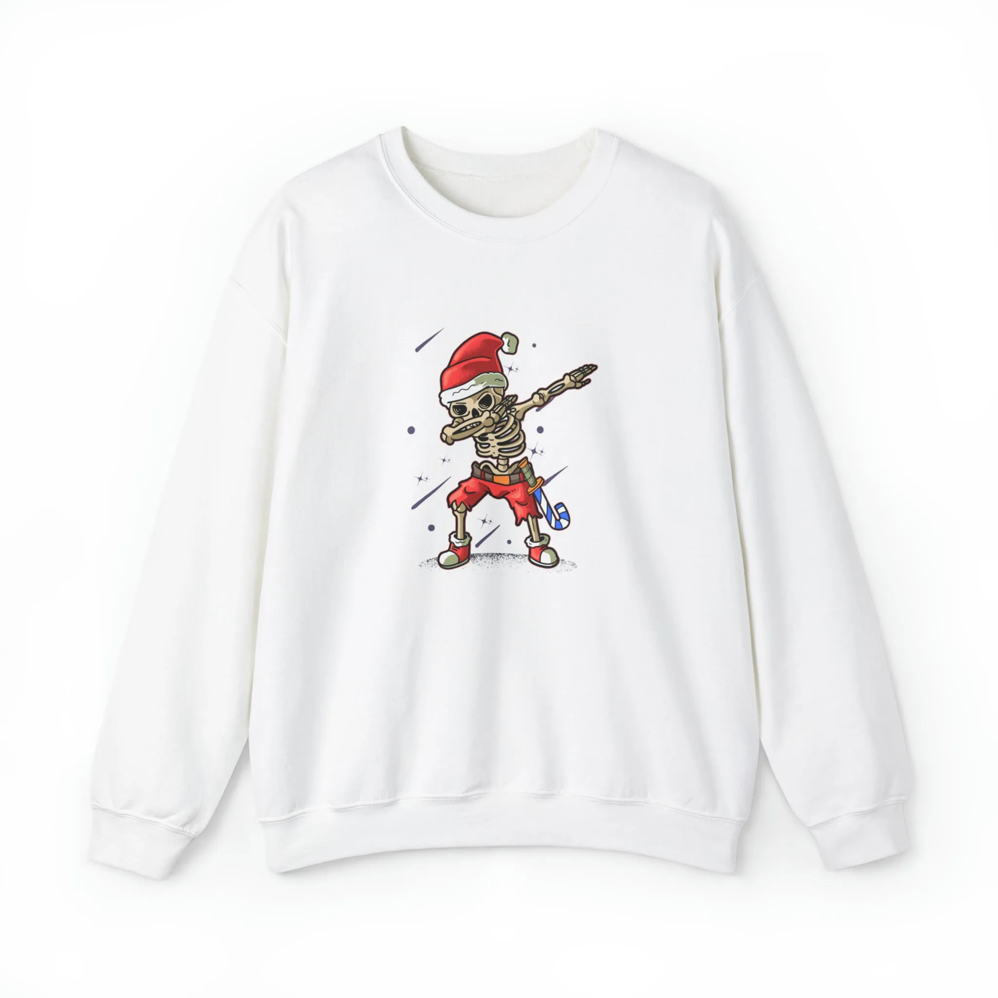 Skeleton Pose Christmas Sweatshirt, Womens Christmas Sweatshirt, Christmas Sweatshirts for Women, Christmas Women,Merry Christmas Sweatshirt