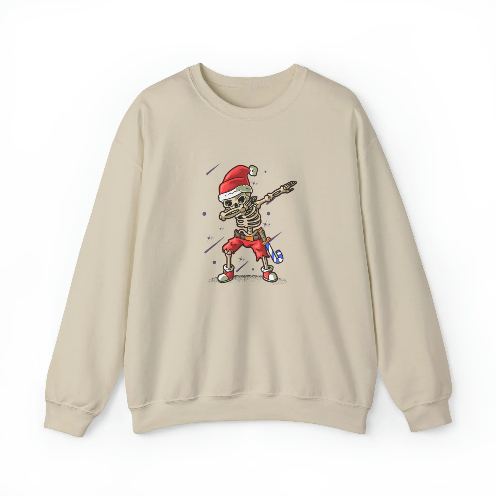 Skeleton Pose Christmas Sweatshirt, Womens Christmas Sweatshirt, Christmas Sweatshirts for Women, Christmas Women,Merry Christmas Sweatshirt