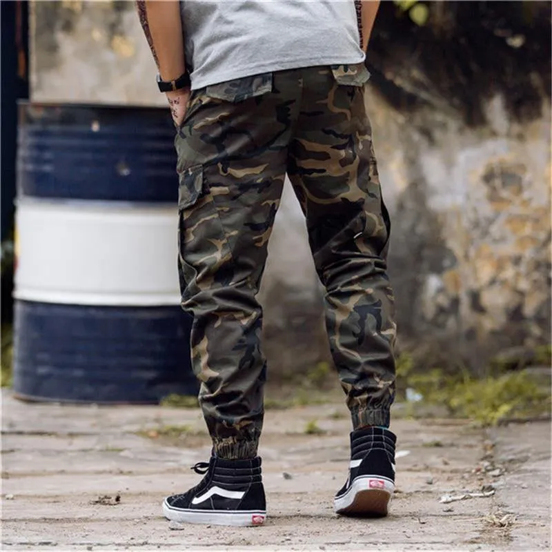 Streetwear Men's Camouflage Loose Fit Cargo Joggers