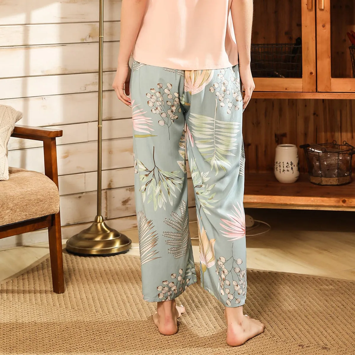 Stylish Light Turquoise Plazo For Womens
