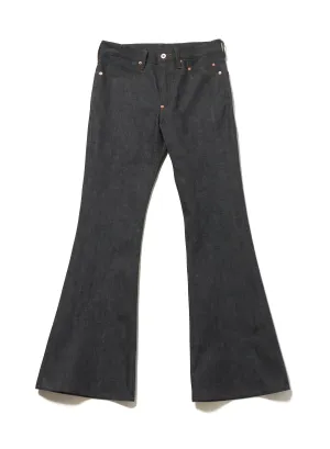 SUGARHILL  MODERN DENIM FLARED TROUSERS