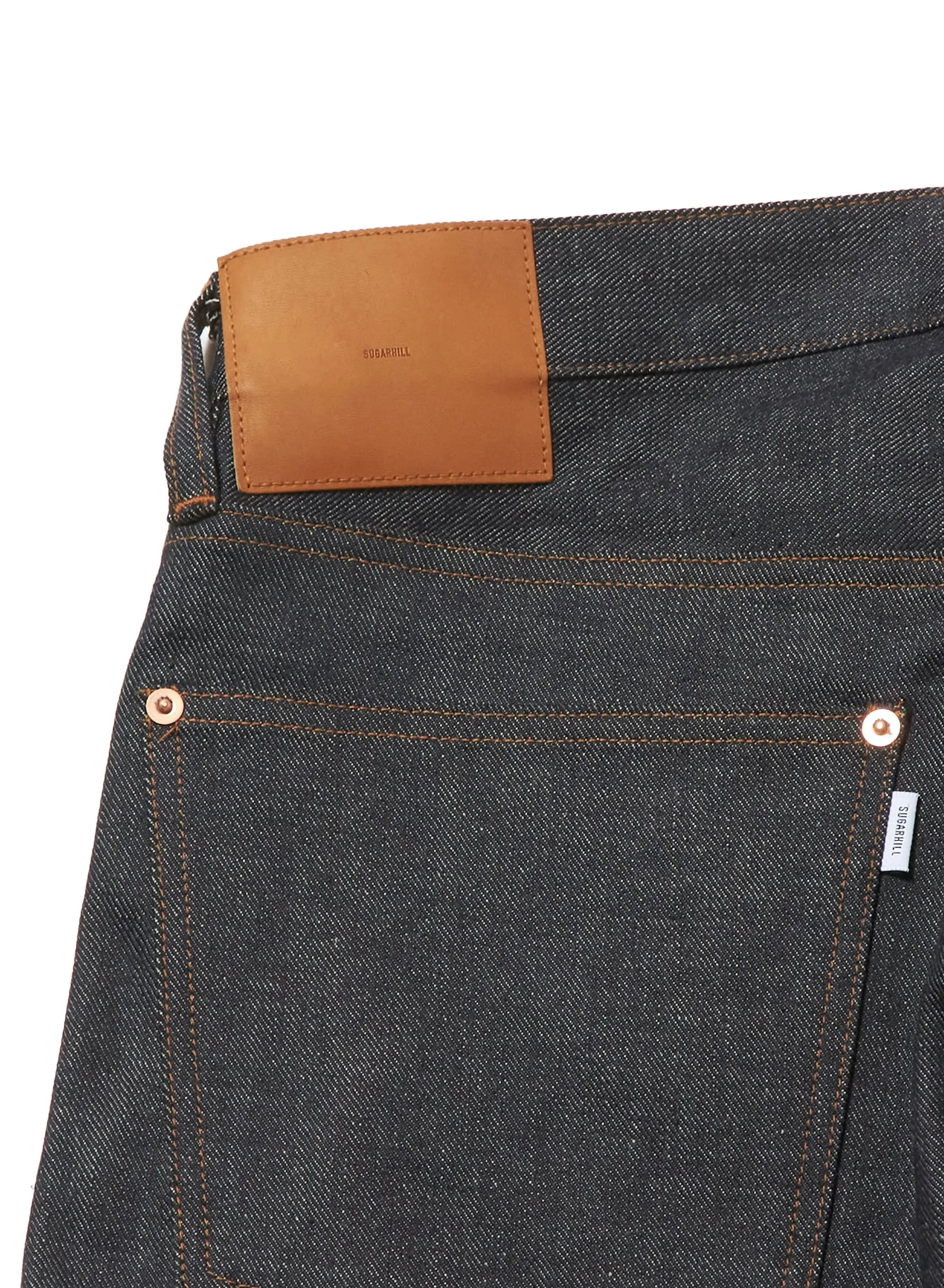SUGARHILL  MODERN DENIM FLARED TROUSERS