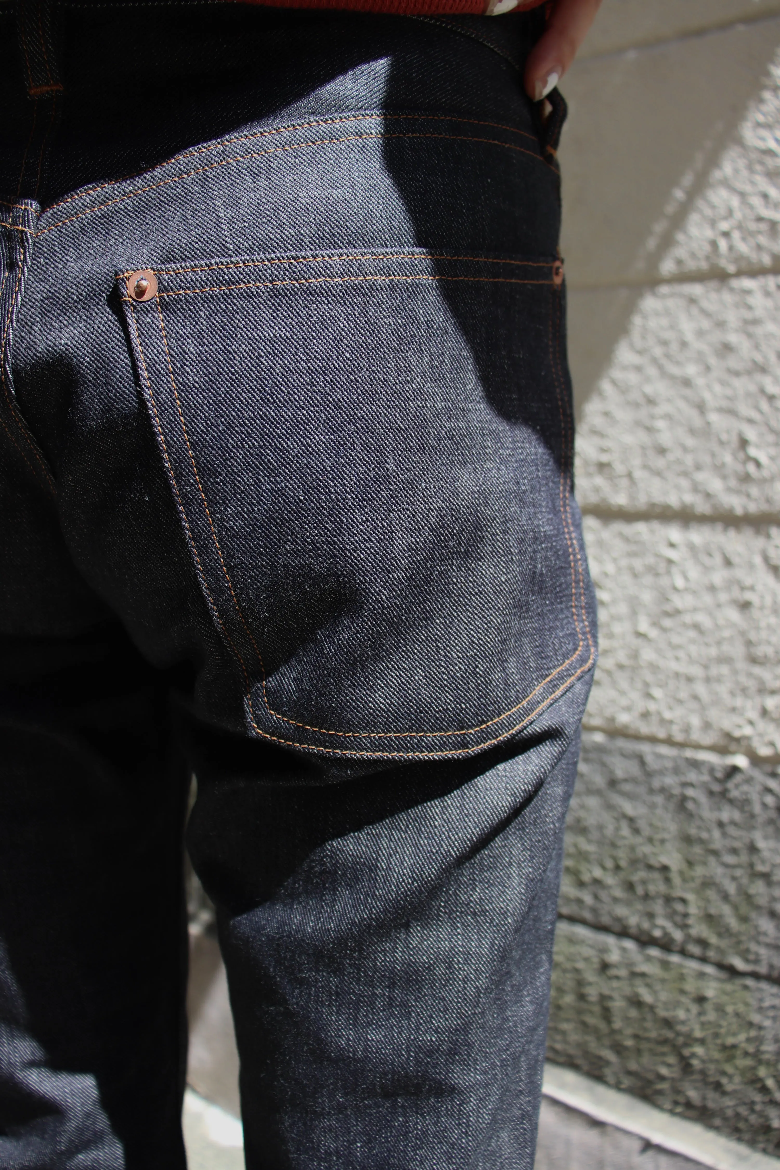 SUGARHILL  MODERN DENIM FLARED TROUSERS