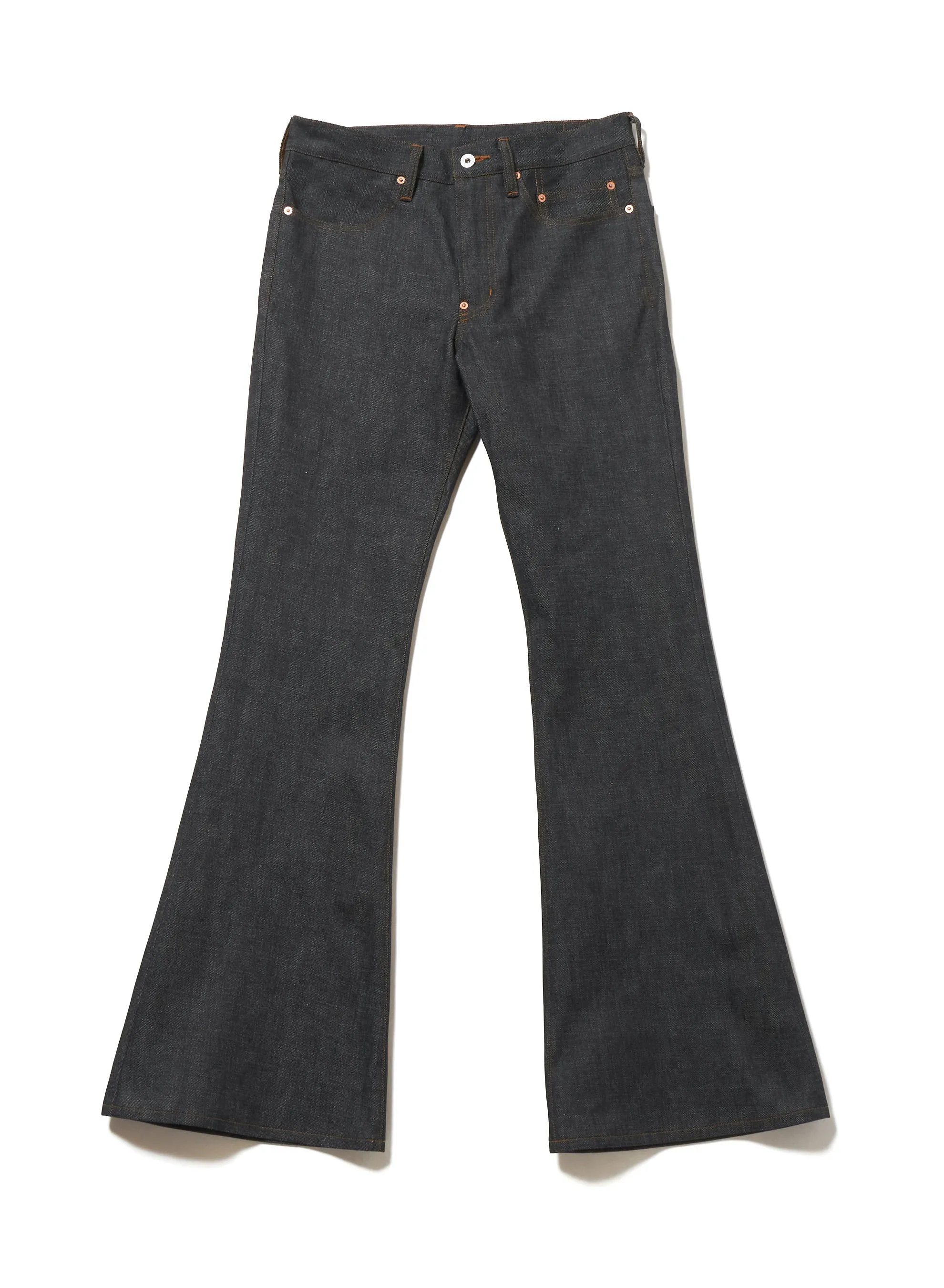 SUGARHILL  MODERN DENIM FLARED TROUSERS