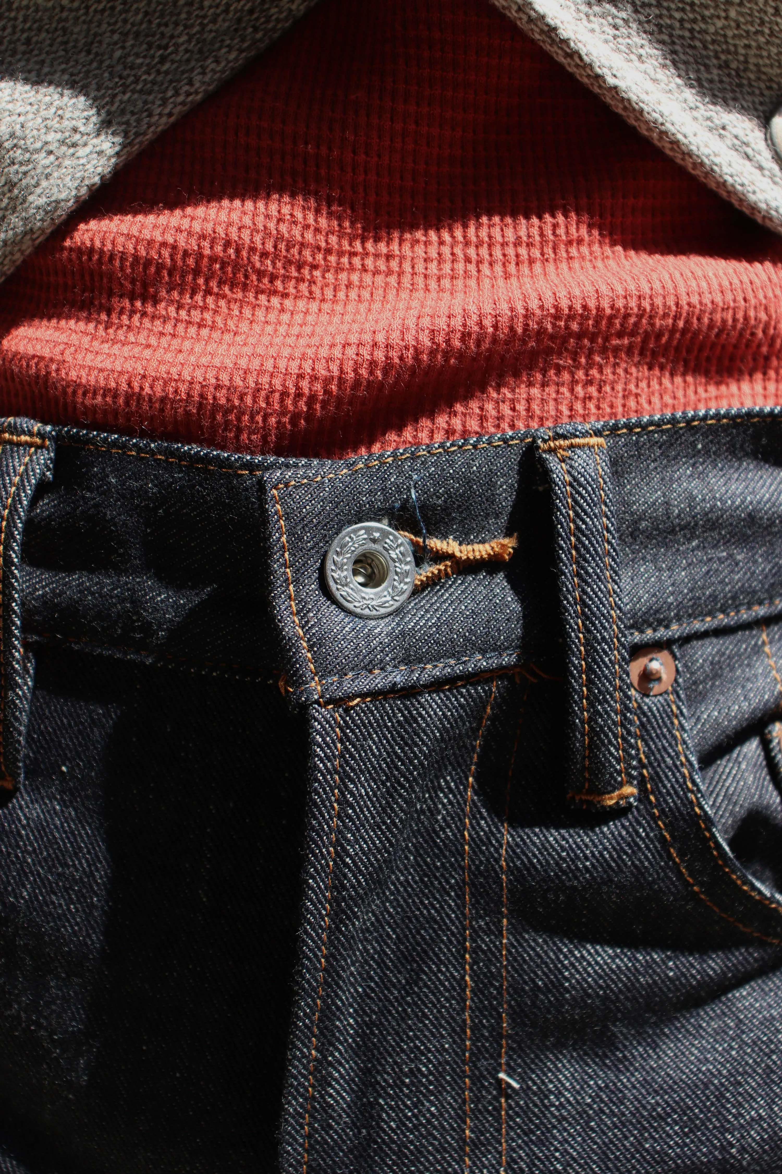 SUGARHILL  MODERN DENIM FLARED TROUSERS