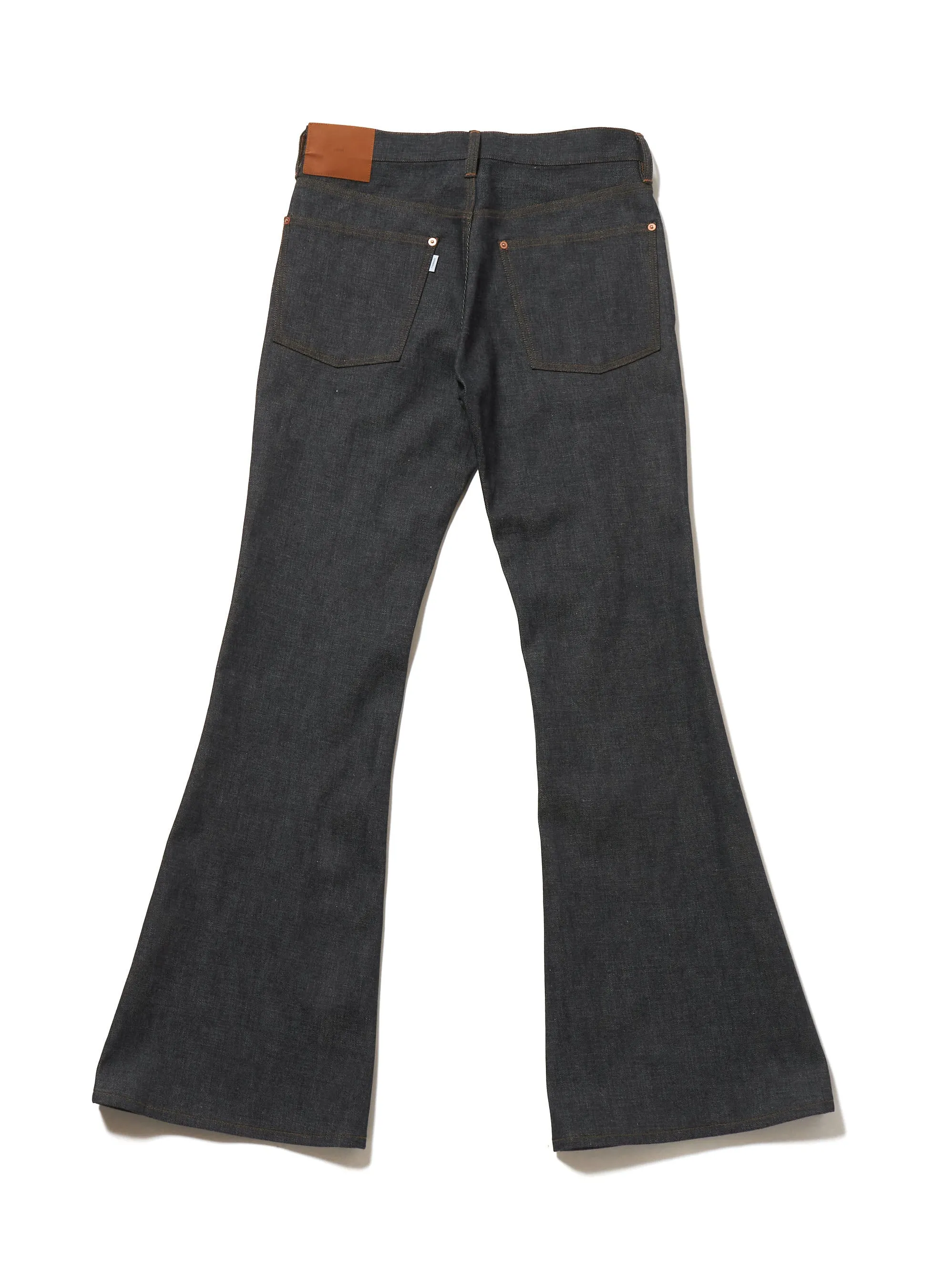 SUGARHILL  MODERN DENIM FLARED TROUSERS