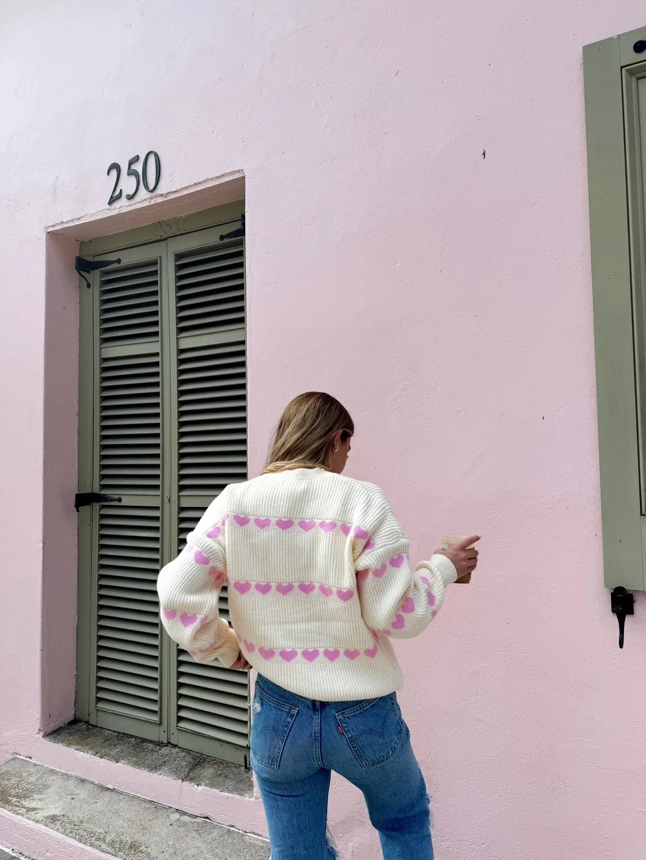 Sweetheart Baby Pink Sweater
