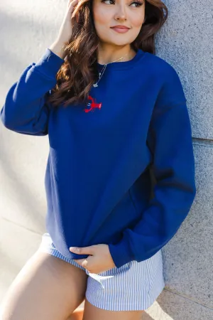 The Maine Thing Lobster Embroidered Sweatshirt