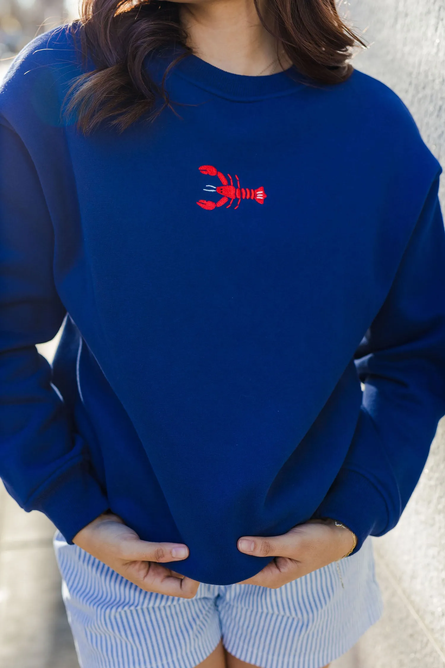 The Maine Thing Lobster Embroidered Sweatshirt