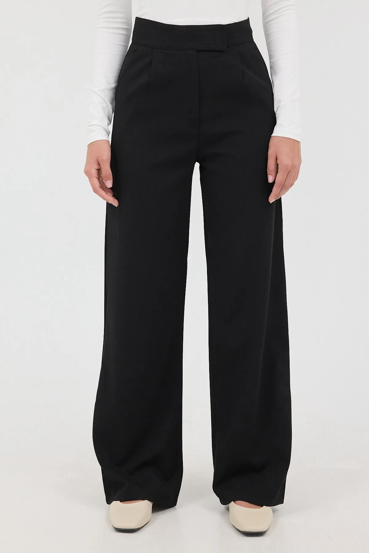 Velcro Wide Leg Pants