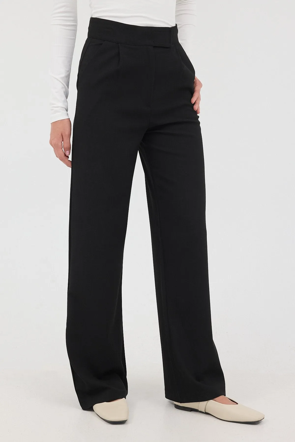 Velcro Wide Leg Pants