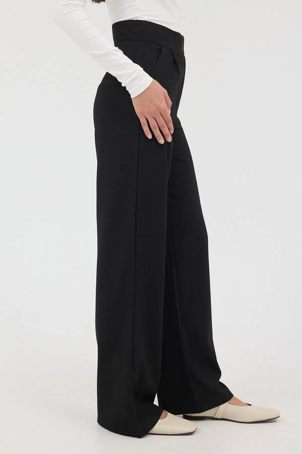 Velcro Wide Leg Pants