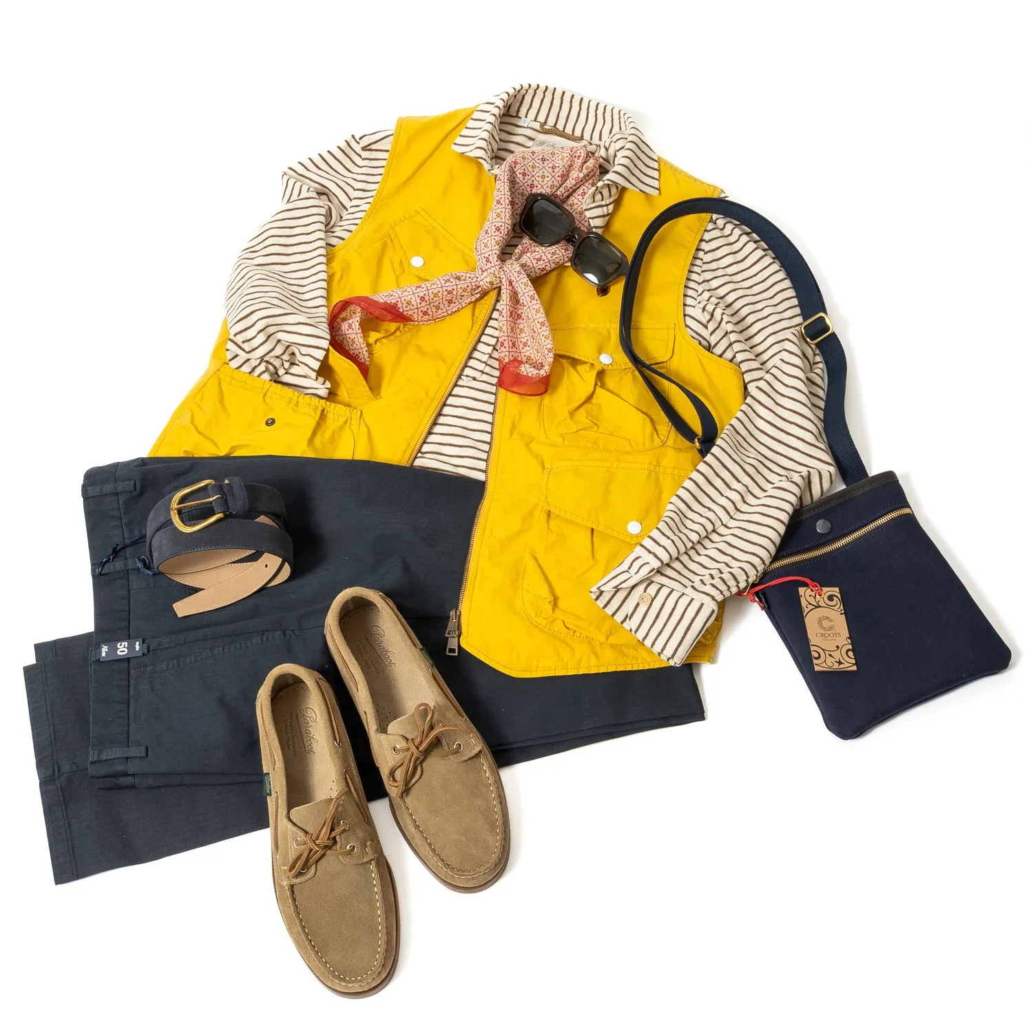Vest "Urban Hiking" made from pure Cotton - Wax Cotton