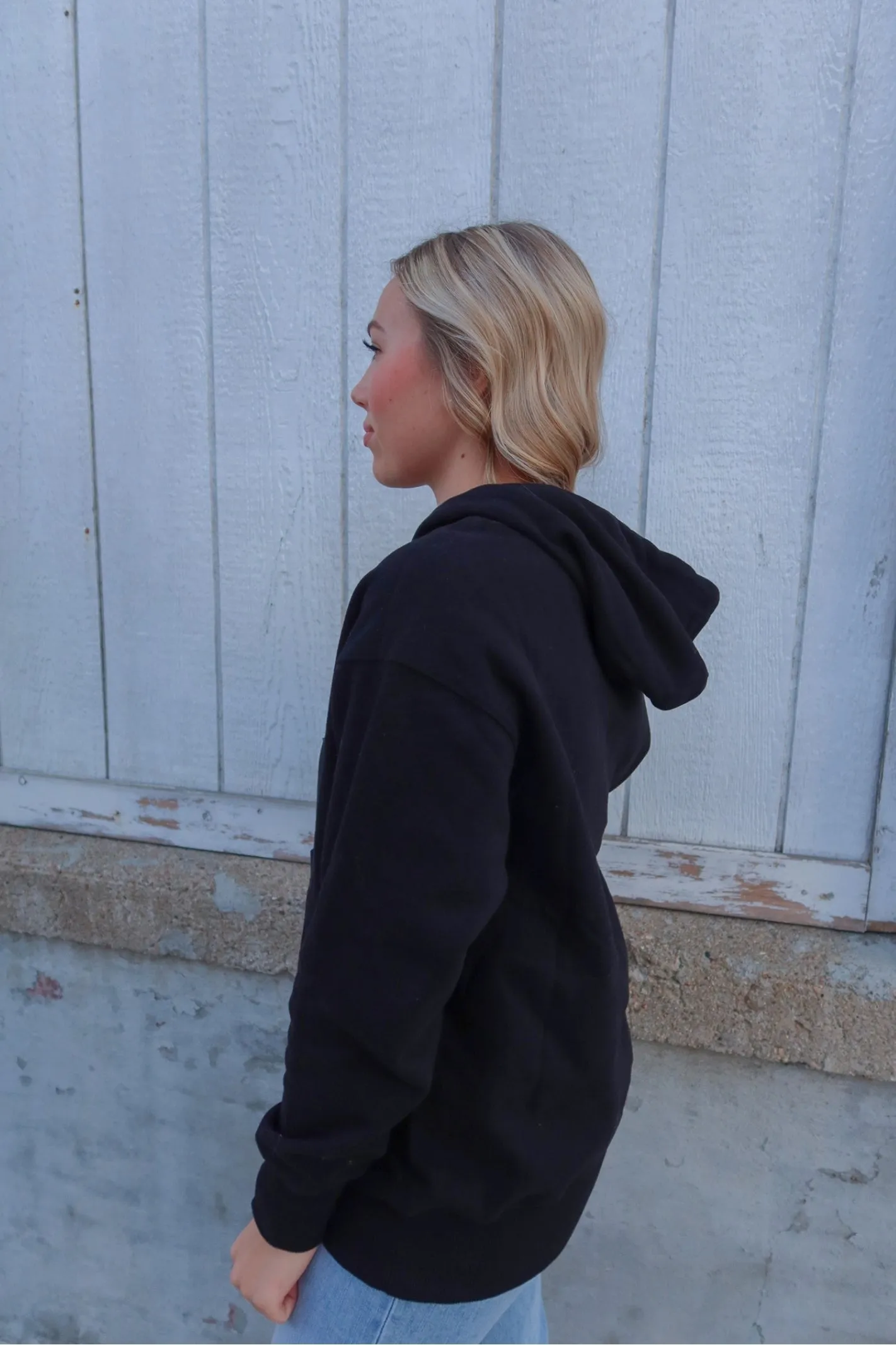 Warm & Cozy Black Hoodie