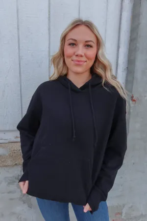 Warm & Cozy Black Hoodie