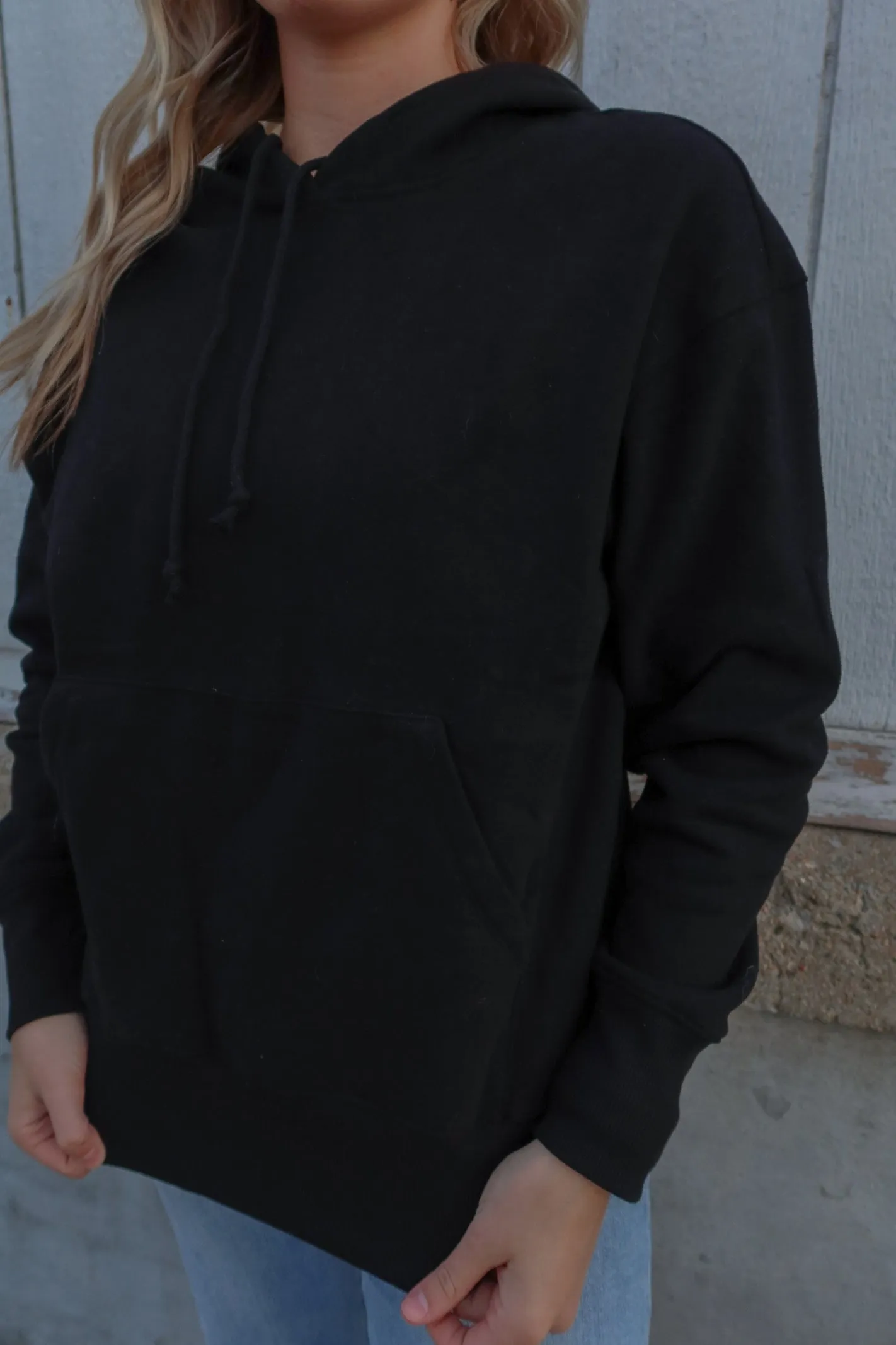 Warm & Cozy Black Hoodie