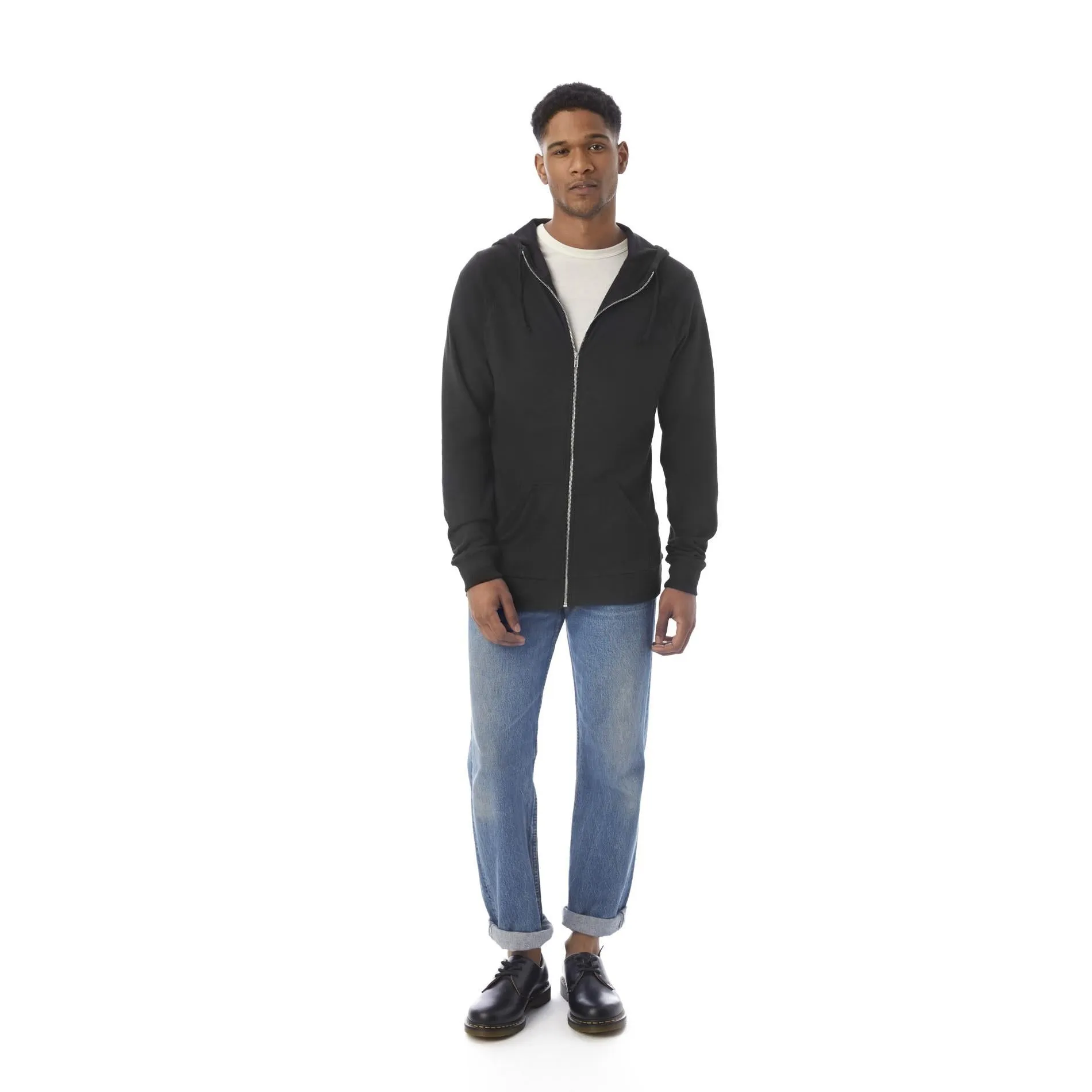Weekender Vintage Heavy Knit Hoodie (Black)