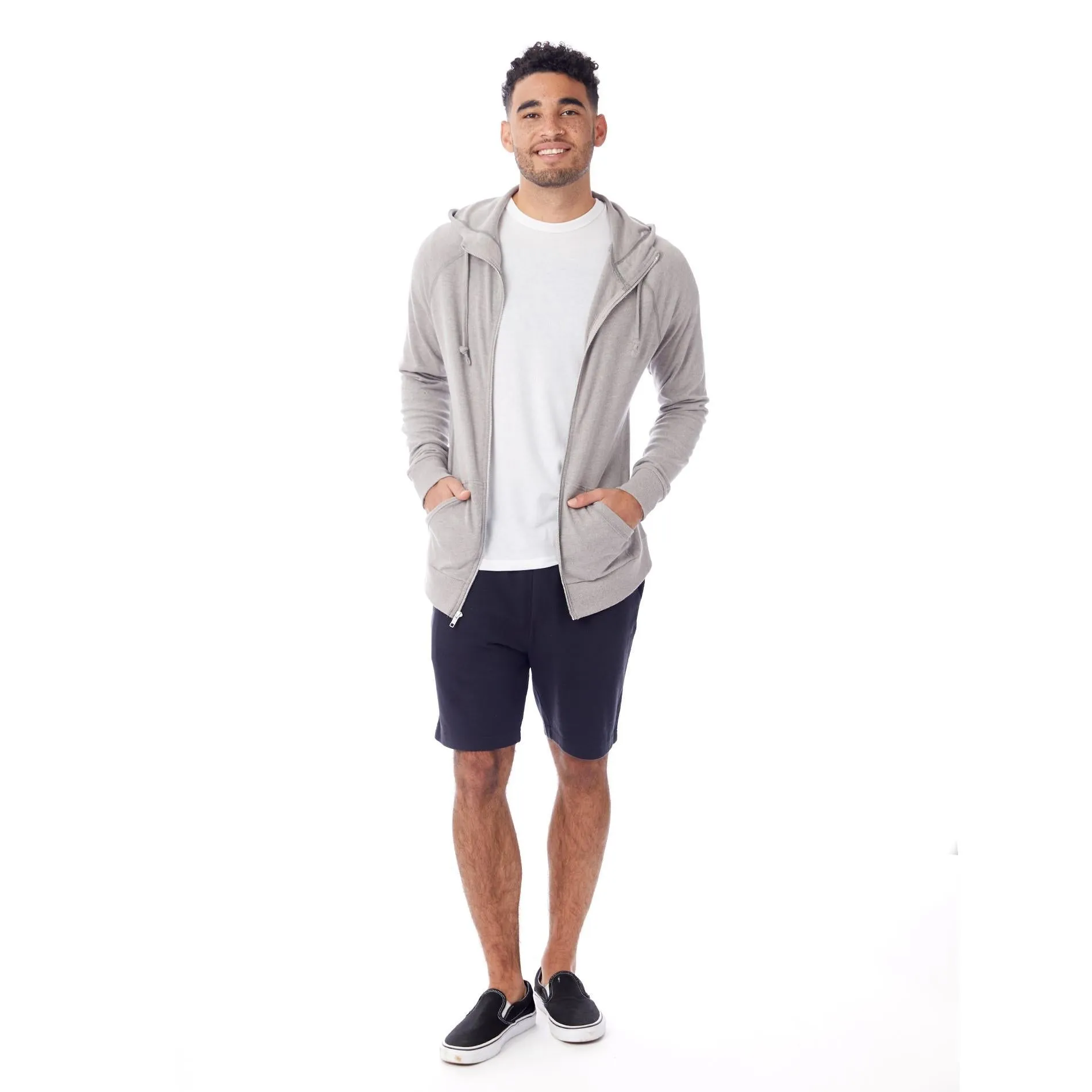 Weekender Vintage Heavy Knit Hoodie (Smoke Grey)